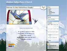 Tablet Screenshot of hiddenvalleypeacechurch.org